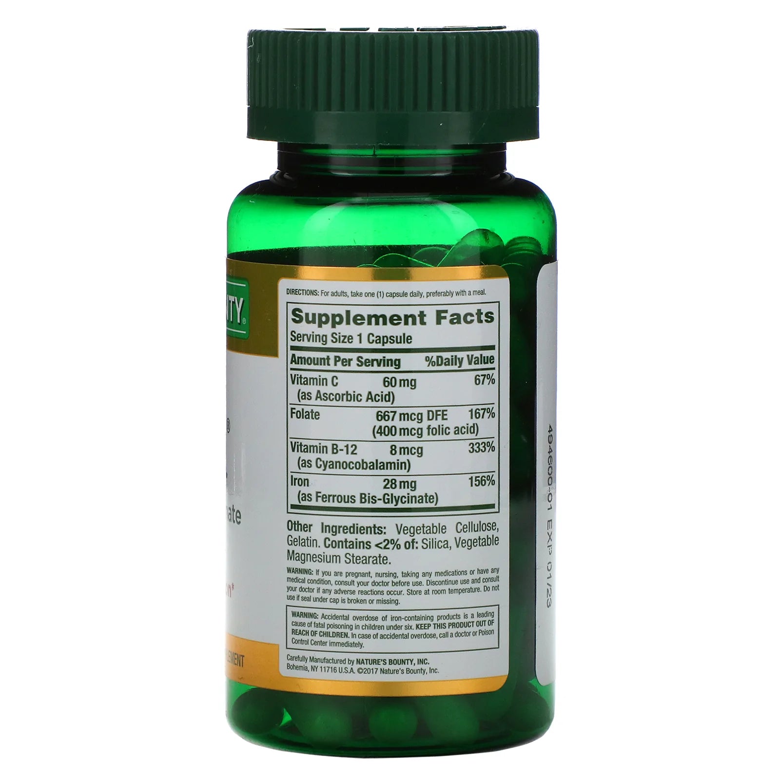 Gentle Iron Cap 28mg 90's — image 2 of 3