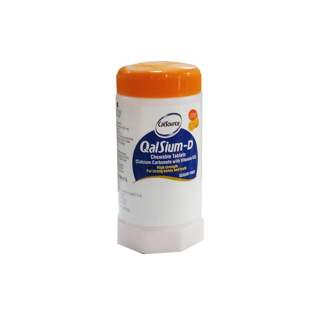 Qalsium D Orange Flavour Tab 30-s