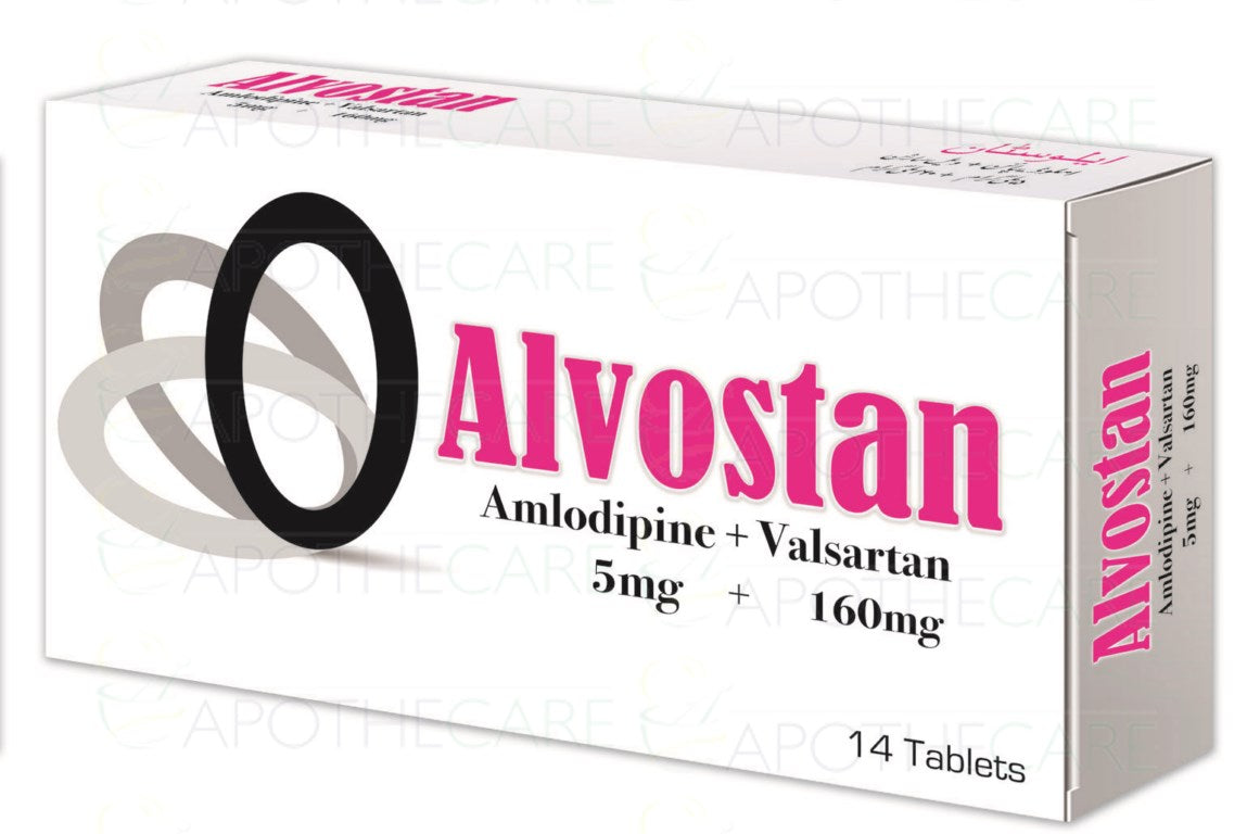 Alvostan Tab 5mg/160mg 14's