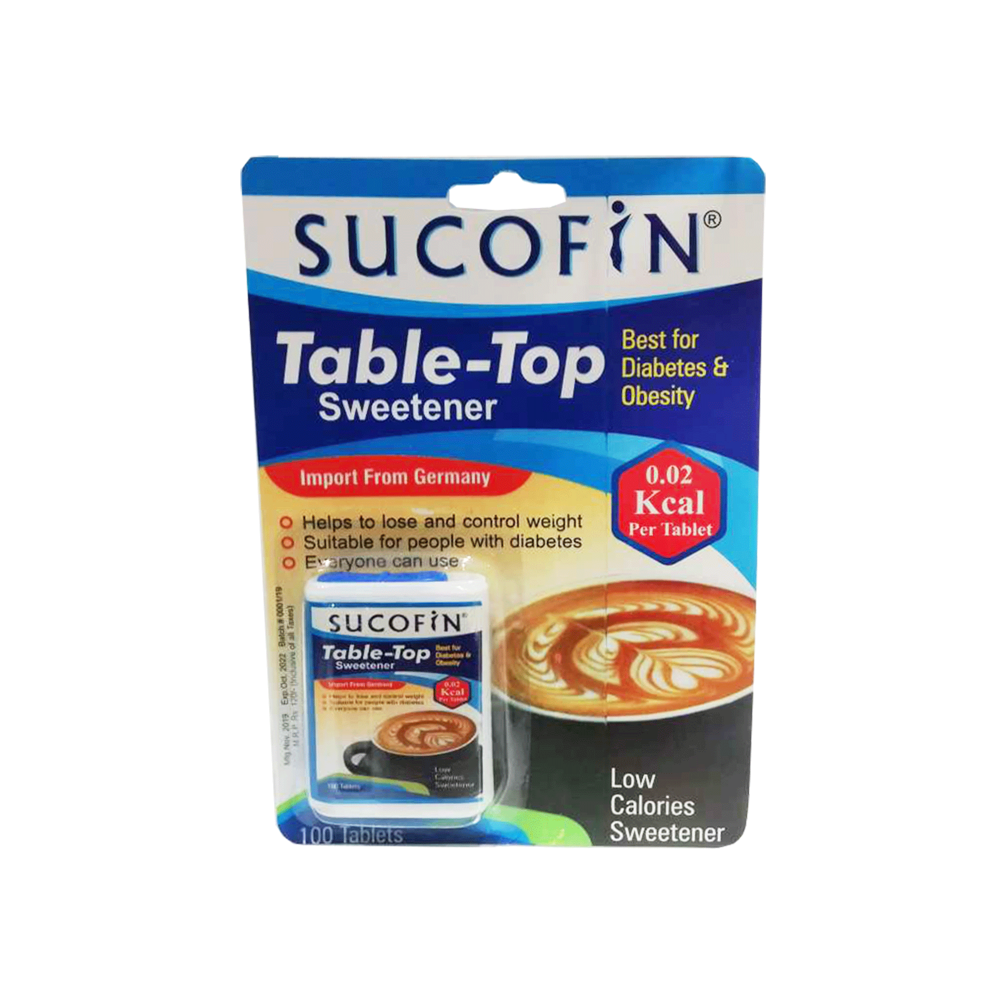 Sucofine Table-Top Sweetener Tab 100's