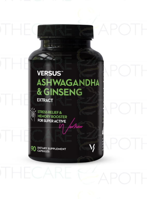 Ashwagandha & Ginseng Extract Cap 90's