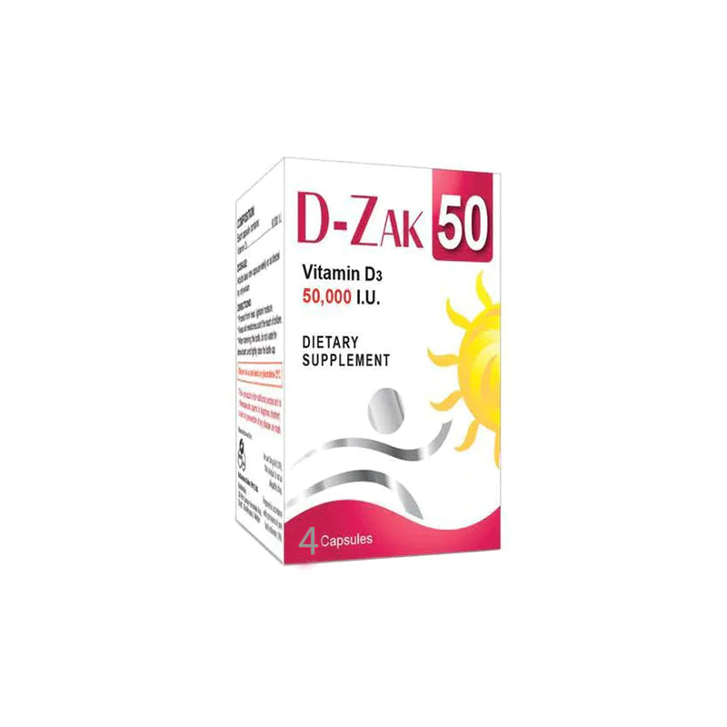 D-Zak 50 Cap 50000IU 1x4's — image 2 of 2