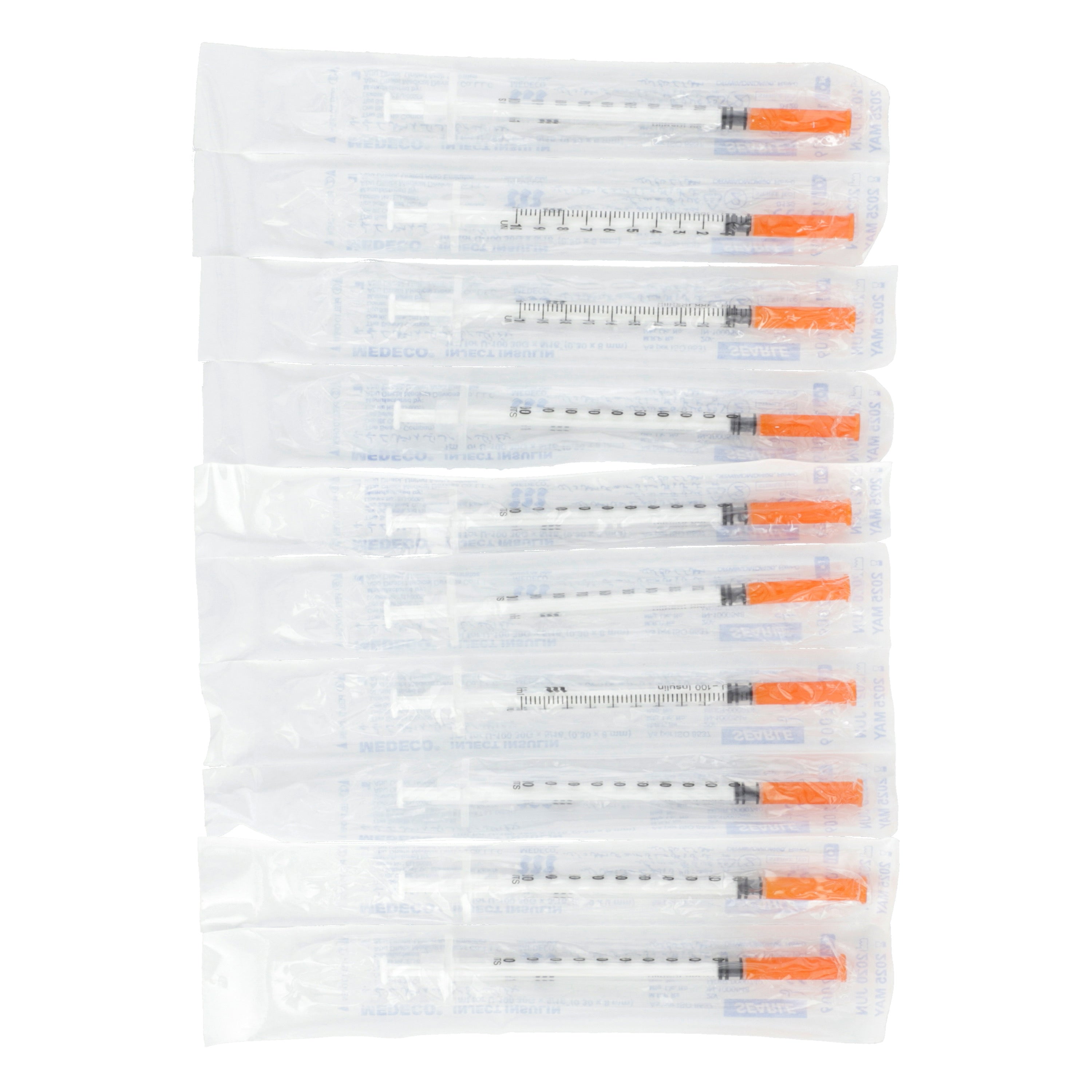 Medeco insulin Syringe 1cc 31G x 8mm 10's — image 2 of 3