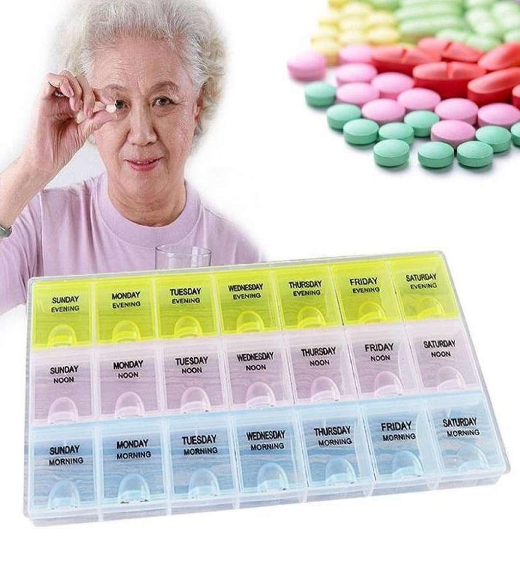 Weekly 7-Sided Pill Planner Box 1's
