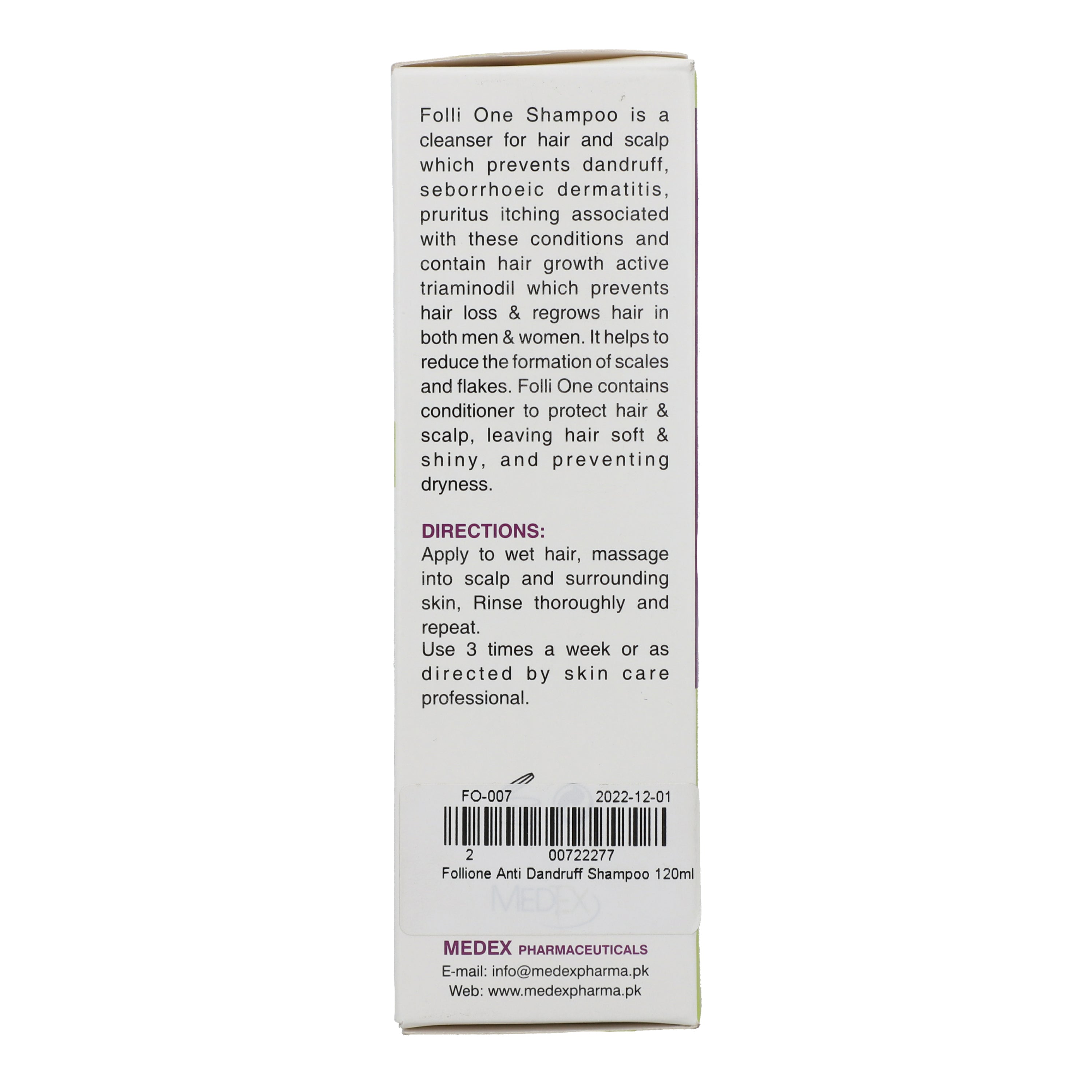 Follione Anti Dandruff Shampoo 120ml — image 2 of 6