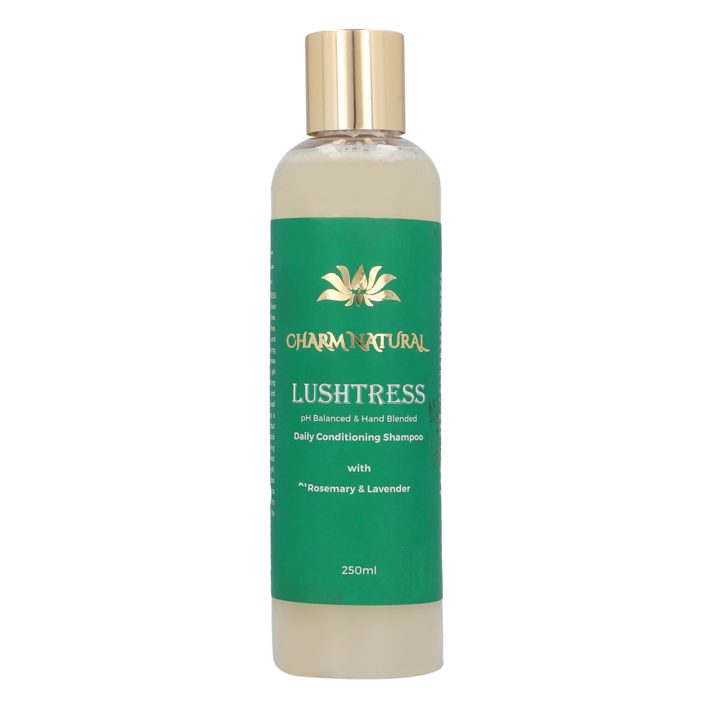 Charm Natural Lushtress Daily Conditioning Shampoo with Rosemary & Lavender 250ml