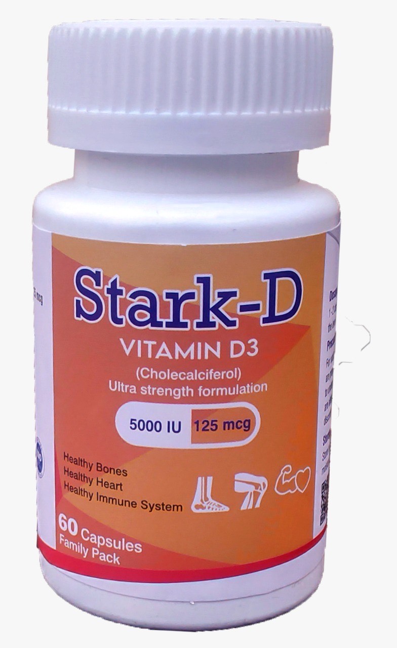 Stark-D Cap 5000IU (125mcg) 60's