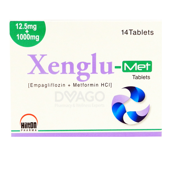 Xenglu-met 12.5mg+1000mg Tabs 28's