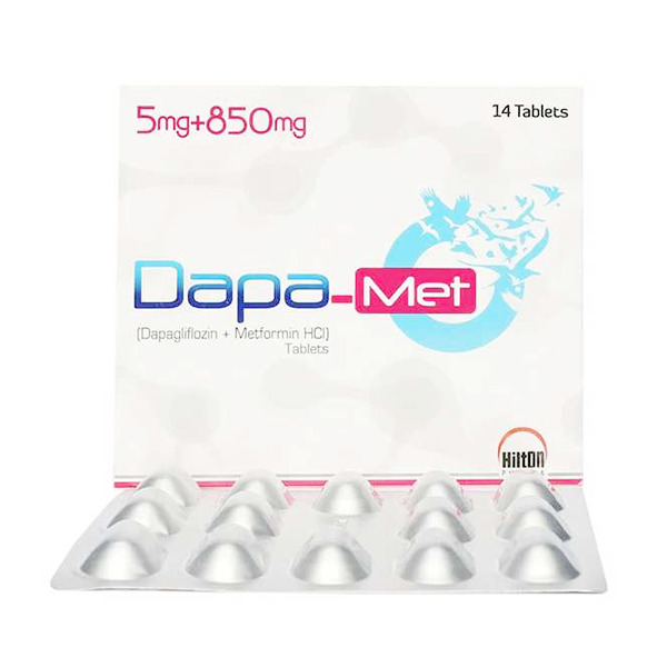 Dapamet XR 5mg/500mg 14's