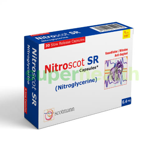 Nitroscot Sr 6.4mg Tab 30's