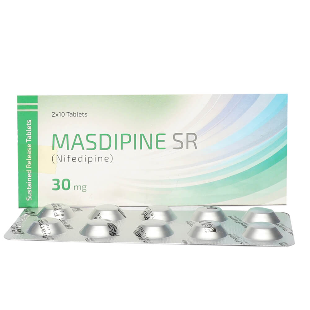 Masdipine SR Tab 30mg 2x10-s — image 2 of 4