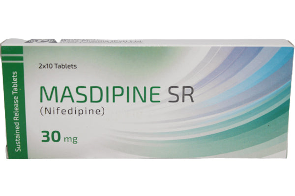 Masdipine SR Tab 30mg 2x10-s