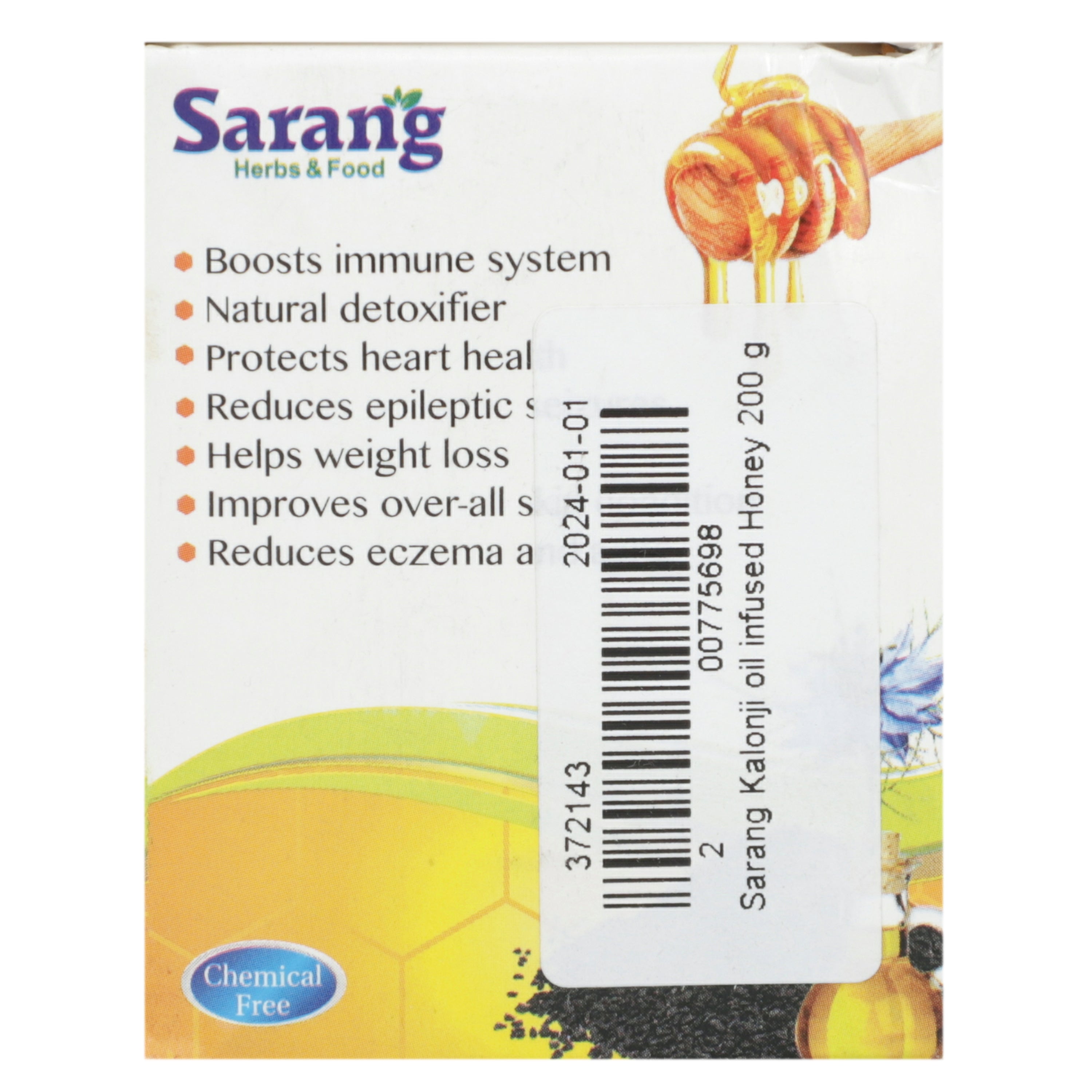 Sarang Kalonji oil infused Honey 200 g — image 3 of 6