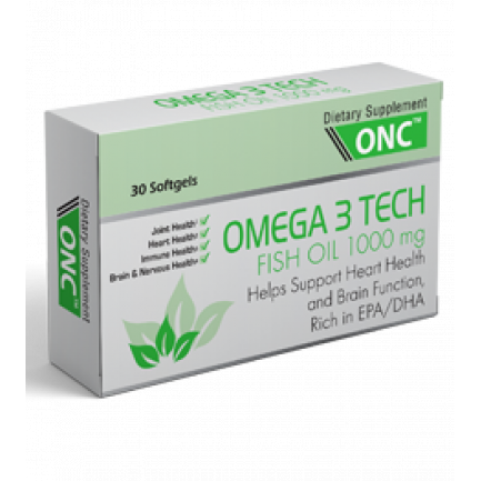 Onc Omega 3 Tech Softgels 30's