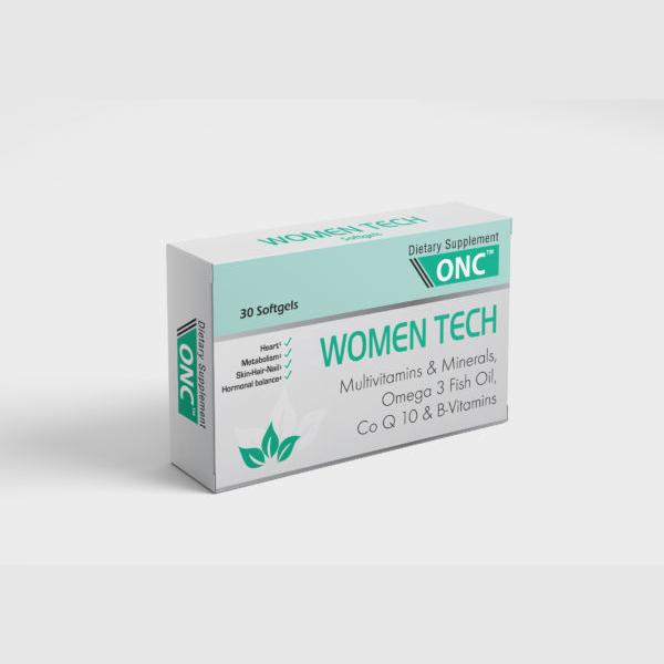 Onc Women Tech Softgels 30's