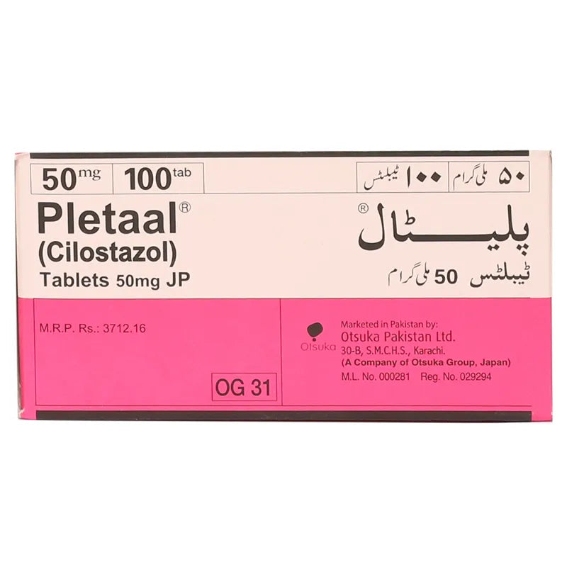 Pletaal Tab 50mg 10's