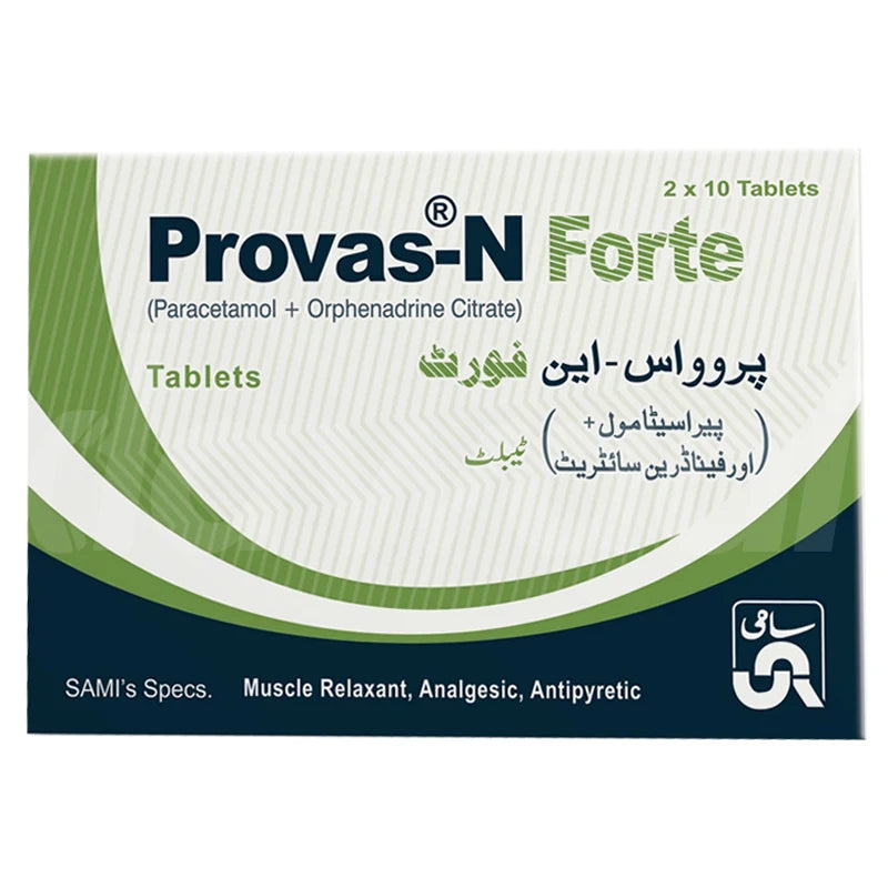 Provas-N Forte Tab 650mg/50mg 12's