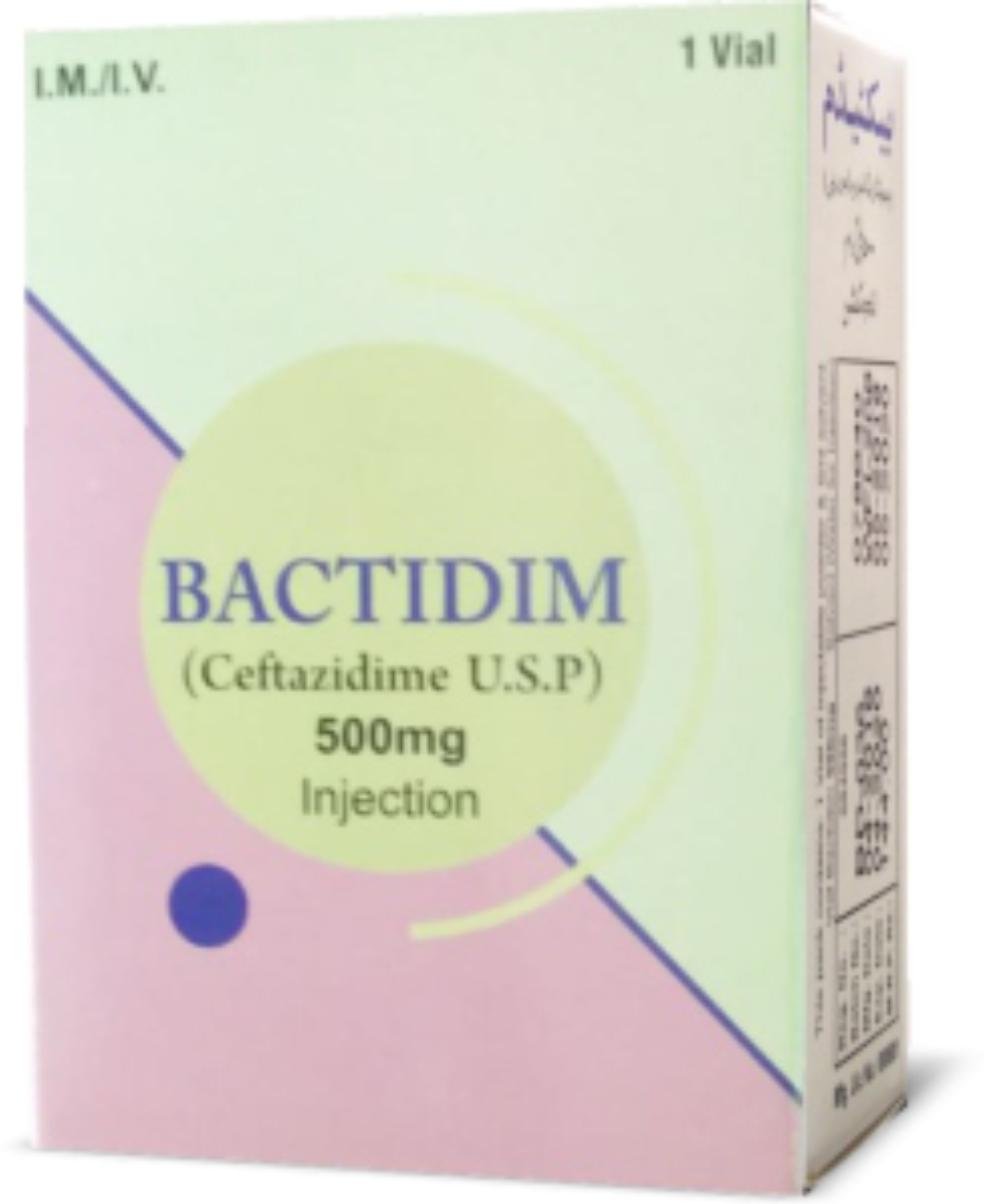 Bactidim 500mg Injection 1'S Vial