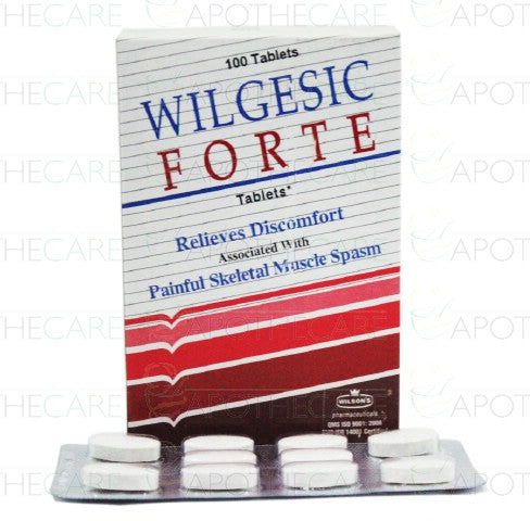 Wilgesic Forte Tab 650mg/50mg 10-s
