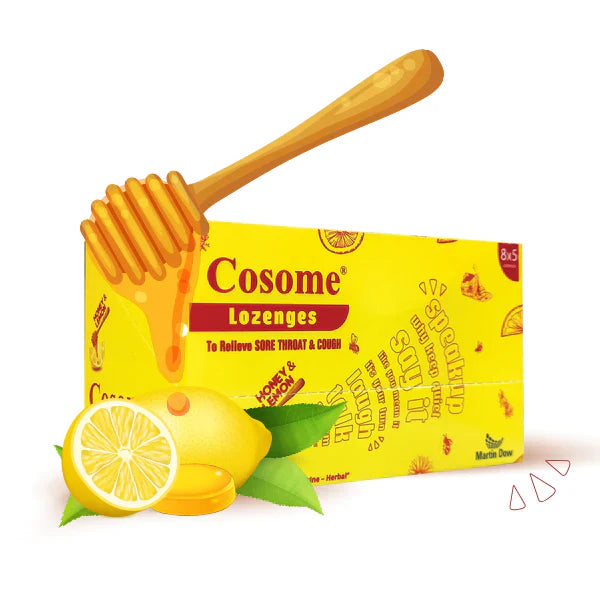 Cosome Lozenges Honey / Lemon 5x8's — image 2 of 2