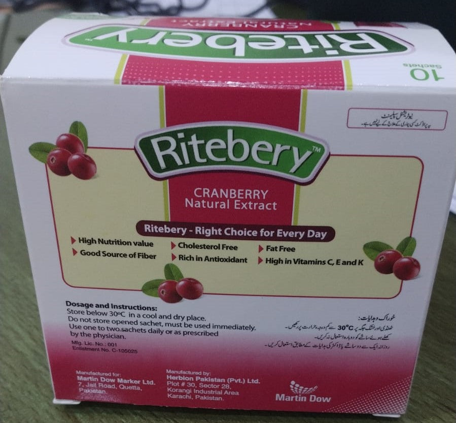 Ritebery Powder Sachet 10's