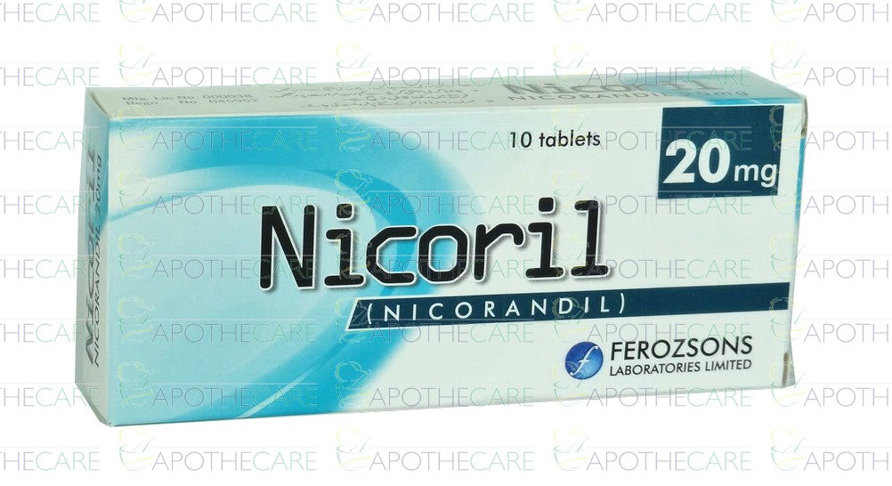 Nicoril Tab 20mg 10's