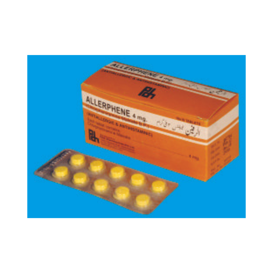 ALLERPHENE Tab 4mg 10x10's
