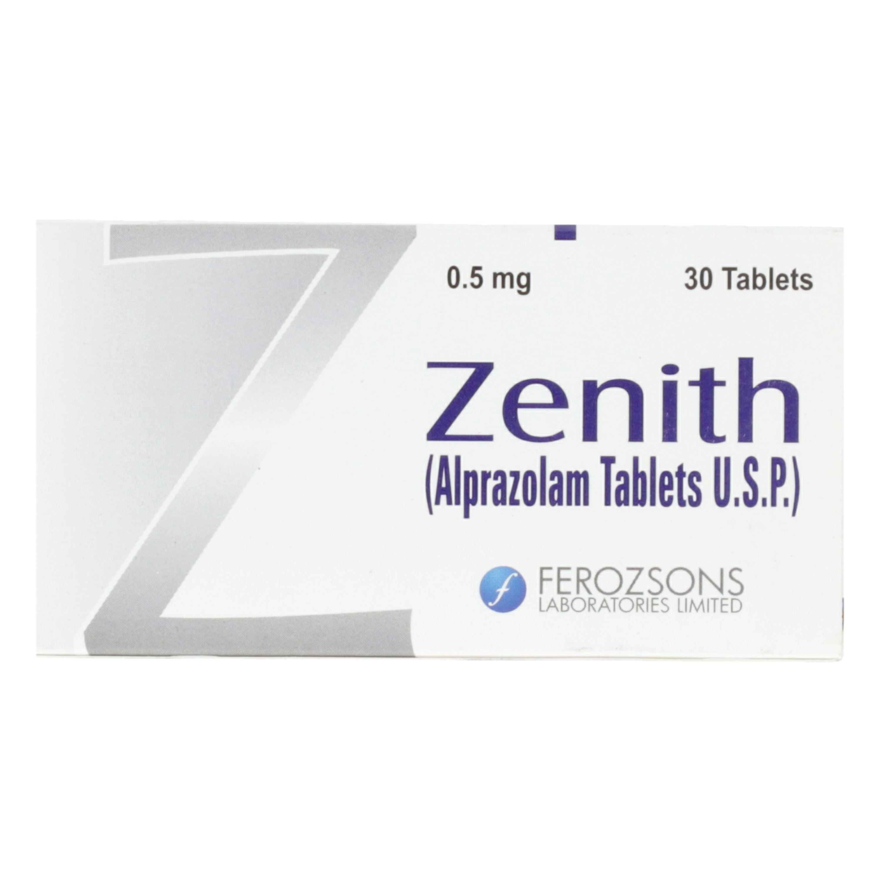 Zenith 0.5mg TAB  3x10's