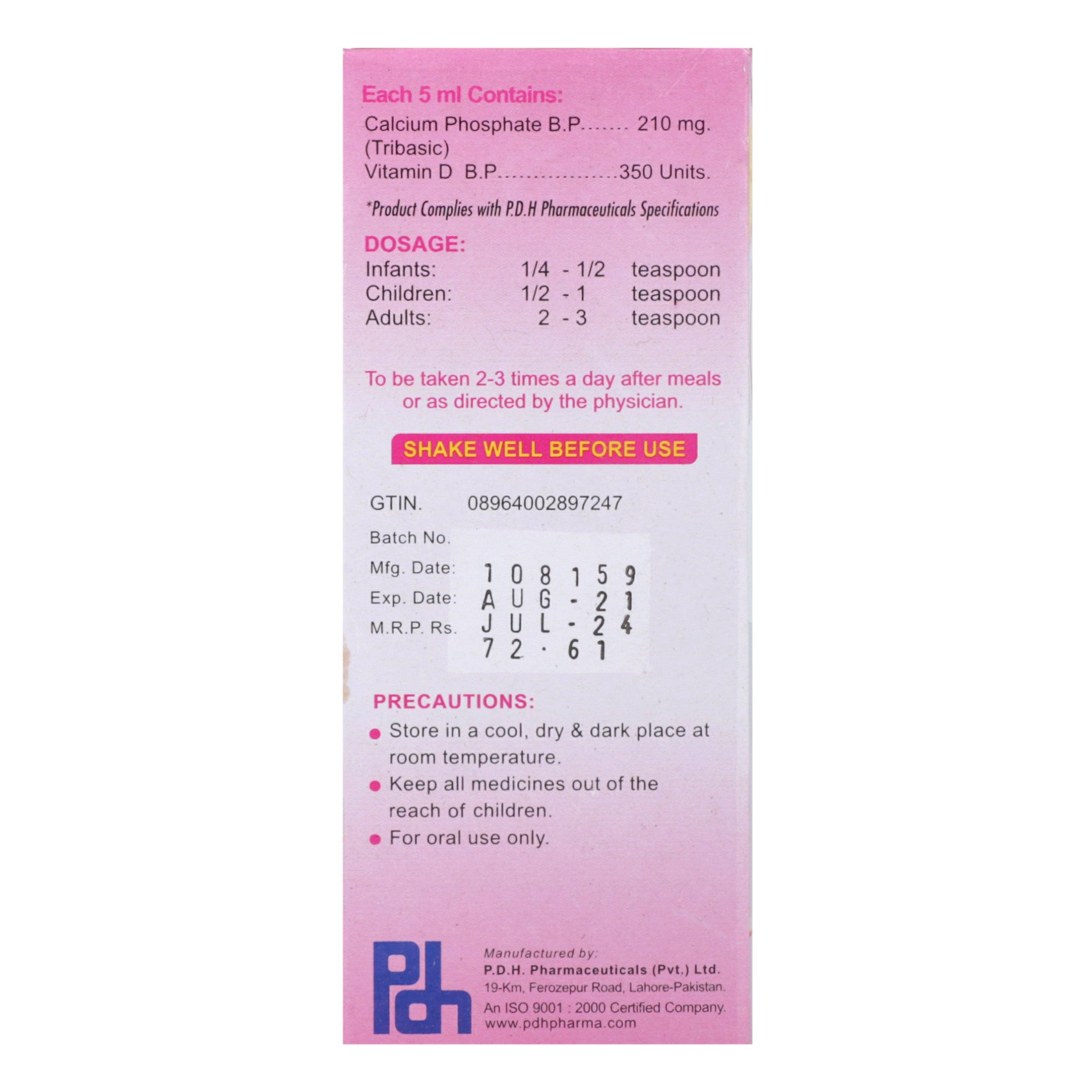 Calcium-P Syp 110ml — image 2 of 5