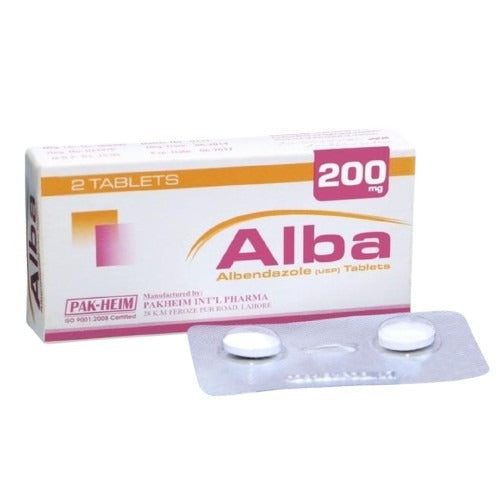 ALBA Tab 200mg 2's