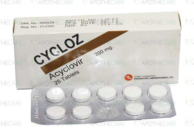 Cycloz Tab 200mg 25's
