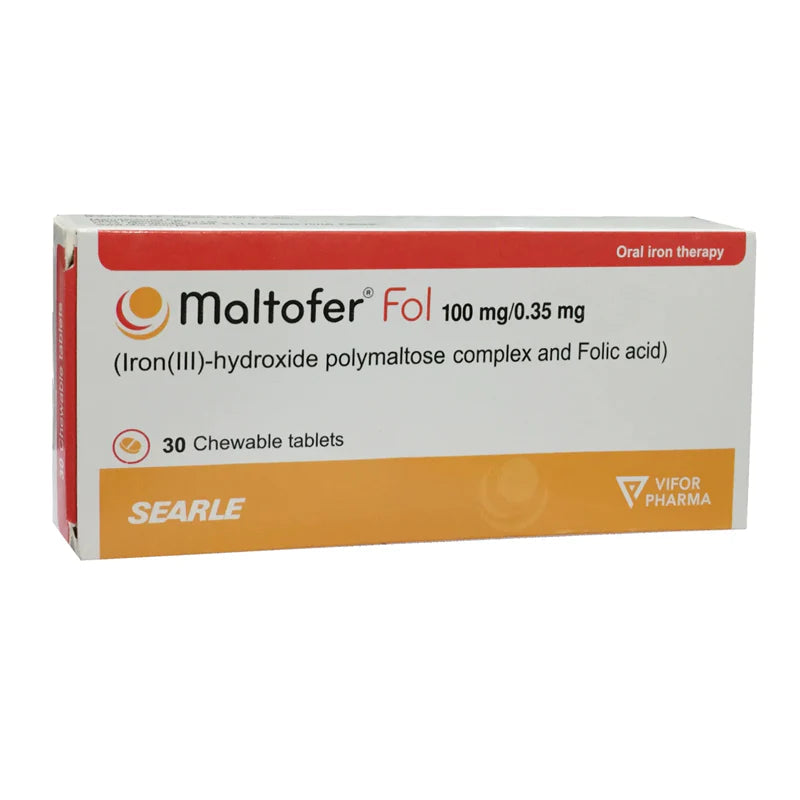 Maltofer Fol  100mg/0.35mg tab 30’s