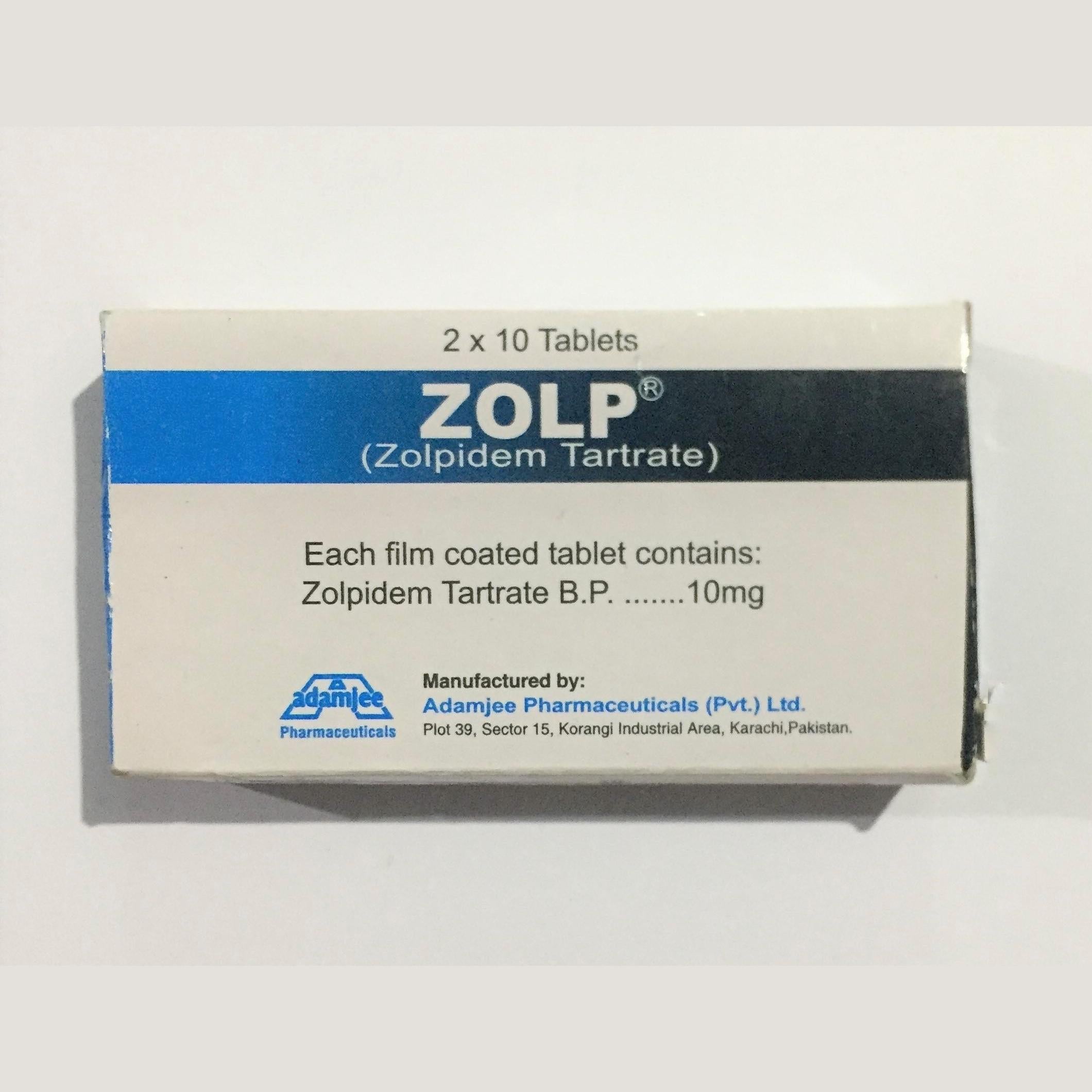 Zolp Tab 10mg 2x10's