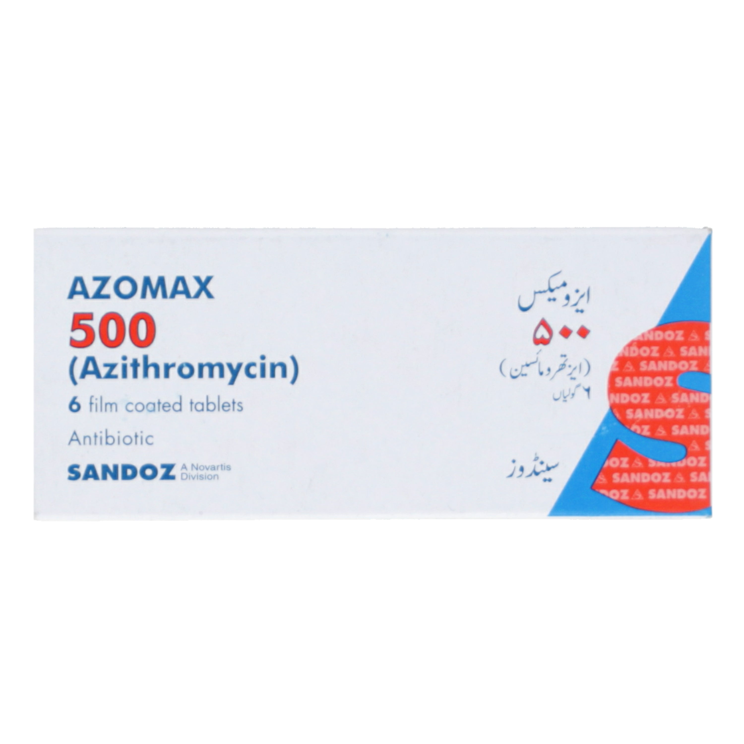Azomax Tab 500mg 6' s