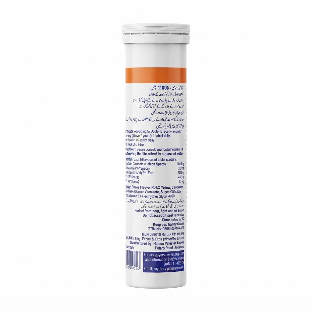 Cac-1000 Plus Orange Flavour Tab 10's — image 2 of 2