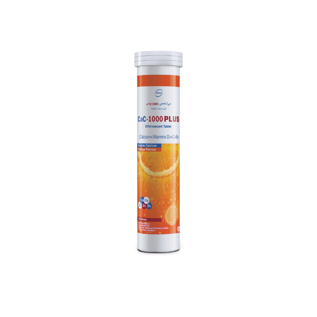Cac-1000 Plus Orange Flavour Tab 20's