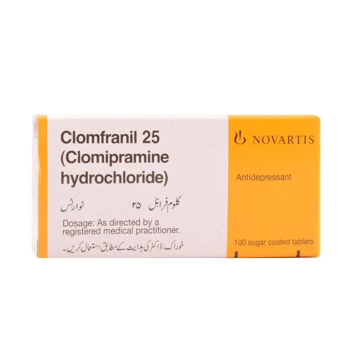 Clomfranil Tab 25mg 10x10's