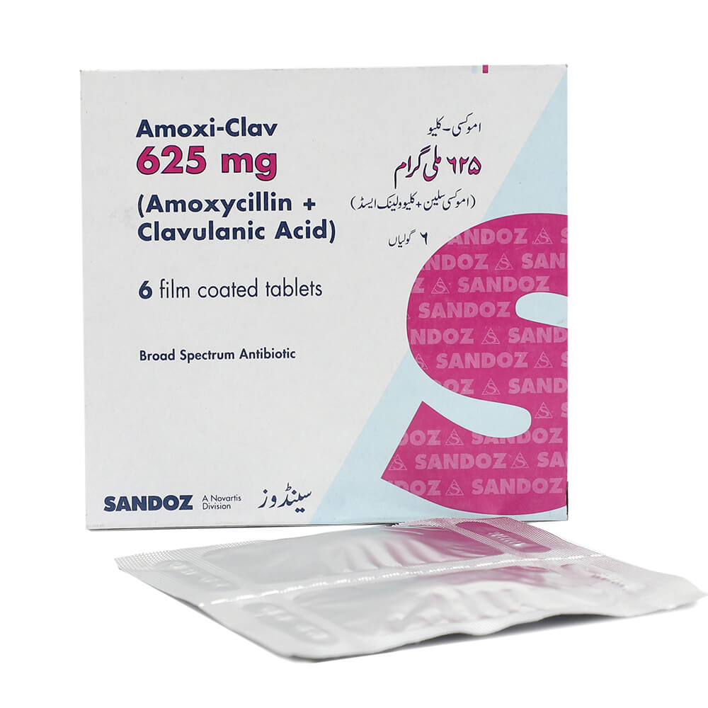 Amoxi-Clav Tab 625mg 6's — image 1 of 2