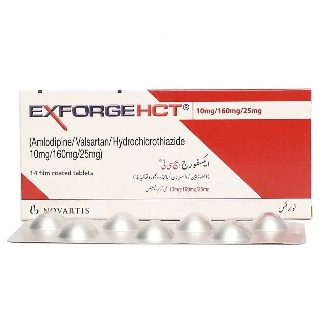 Exforge HCT Tab 10mg/160mg/25mg 14's — image 1 of 2