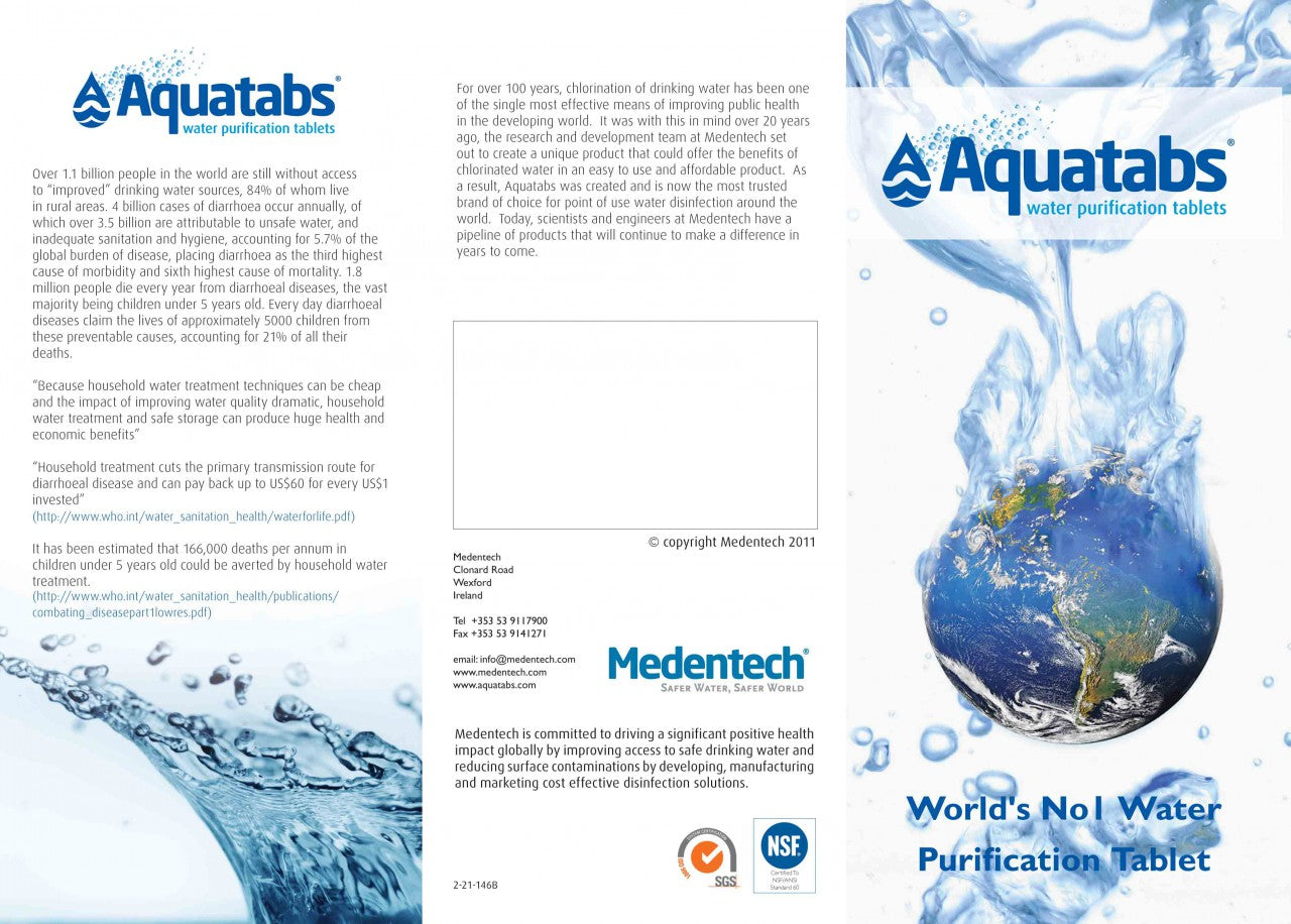 Aquatabs Tab 67mg 1x10's