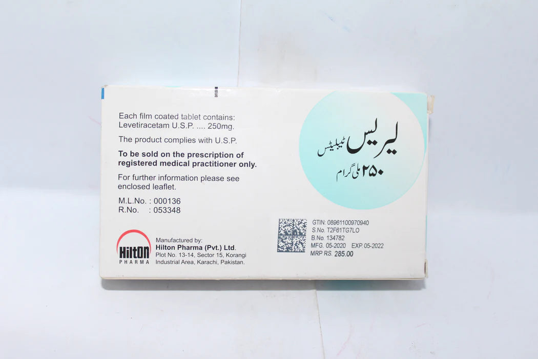 Lerace Tab 250mg 10's
