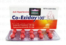Co-Eziday Tab 100mg/25mg 10's — image 2 of 2