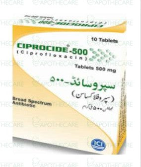 Ciprocide-500 Tab 500mg 10's