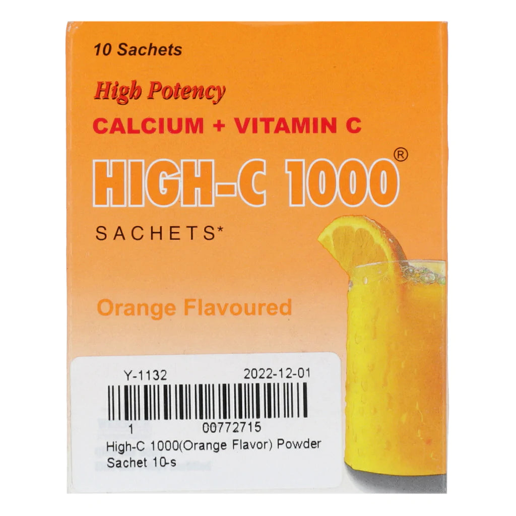 High-C 1000(Orange Flavor) Powder Sachet 10's — image 2 of 2