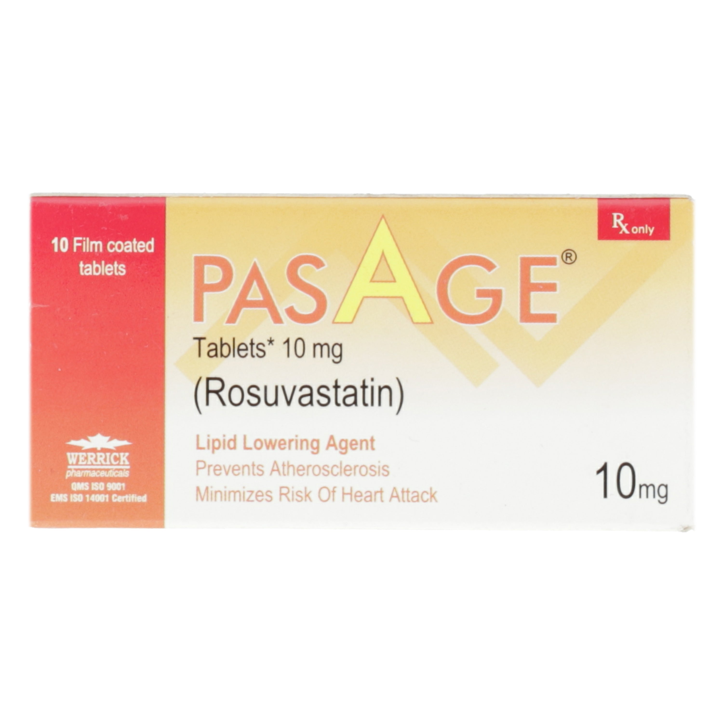 Pasage Tab 10mg 10's