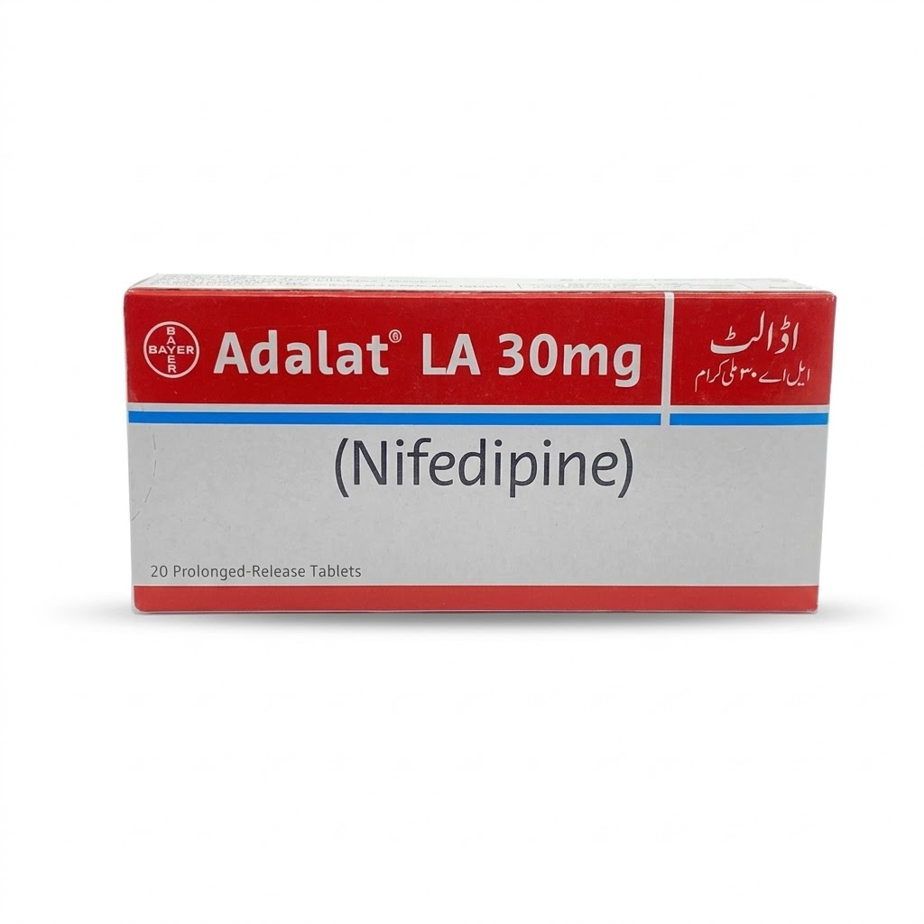 Adalat LA 30 Tab 30mg 2x10's
